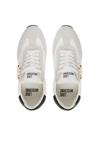 Love Moschino - LOVE MOSCHINO Sneakersy JA15344G1OINC10A Biały. Kolor: biały. Materiał: materiał #5