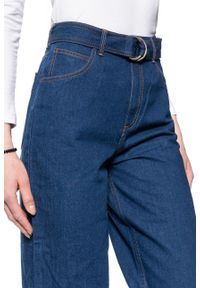 Lee - DAMSKIE SPODNIE JEANSOWE LEE HIGH WAIST STRAIGHT BELTED STRAIGHT LEG L30ZKE36 112106900. Stan: podwyższony
