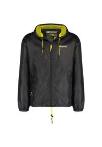 Kurtka wiosenna męska Geographical Norway BOAT BLACK DB MEN 044, czarna.. Kolor: żółty, czarny, wielokolorowy. Materiał: poliester. Sezon: wiosna. Sport: turystyka piesza #1