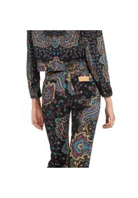 Wrangler - WRANGLER RETRO SLIM DAMSKIE SPODNIE JEANSOWE PAISLEY W239UV28N. Wzór: paisley. Styl: retro