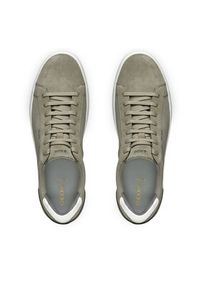 Geox Sneakersy U Serifos U55LSB 01022 C3016 Khaki. Kolor: brązowy. Materiał: materiał #3