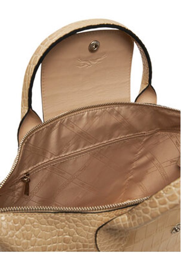 Longchamp Torebka 1512HVC Beżowy. Kolor: beżowy. Materiał: skórzane, lakierowane