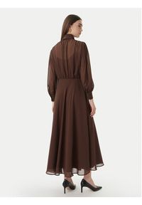 Marella Sukienka koktajlowa Giovane 2613221093 Brązowy Regular Fit. Kolor: brązowy. Materiał: syntetyk. Styl: wizytowy #2
