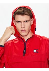 Tommy Jeans Kurtka anorak Chicago DM0DM15906 Czerwony Regular Fit. Kolor: czerwony. Materiał: syntetyk #4