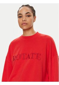 ROTATE Bluza Sui 1127551292 Czerwony Boxy Fit. Kolor: czerwony. Materiał: bawełna #4