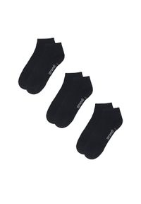 Sprandi Zestaw 3 par niskich skarpet unisex 0MB-002-AW23 (3-pack) Czarny. Kolor: czarny. Materiał: bawełna #1