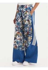 Adidas - adidas Spodnie dresowe Farm Rio Premium KD4643 Niebieski Loose Fit. Kolor: niebieski. Materiał: syntetyk #5