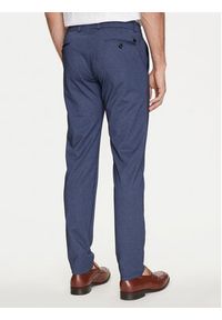 Bugatti Chinosy 4036 56810A Niebieski Slim Fit. Kolor: niebieski. Materiał: syntetyk #4