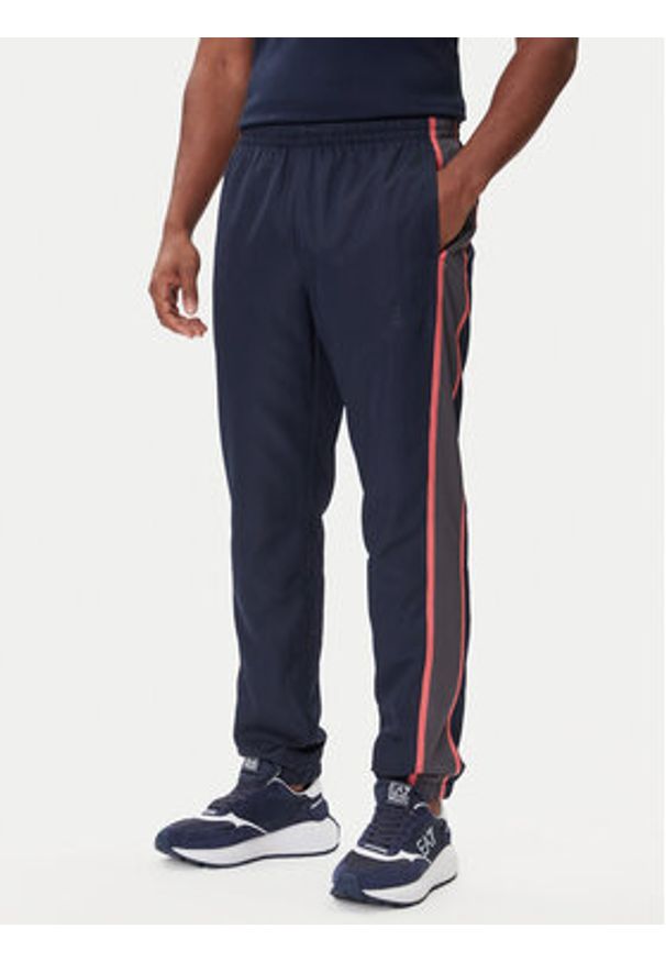 EA7 Emporio Armani Dres 7M000643 AF16072 UB102 Granatowy Regular Fit. Kolor: niebieski. Materiał: syntetyk