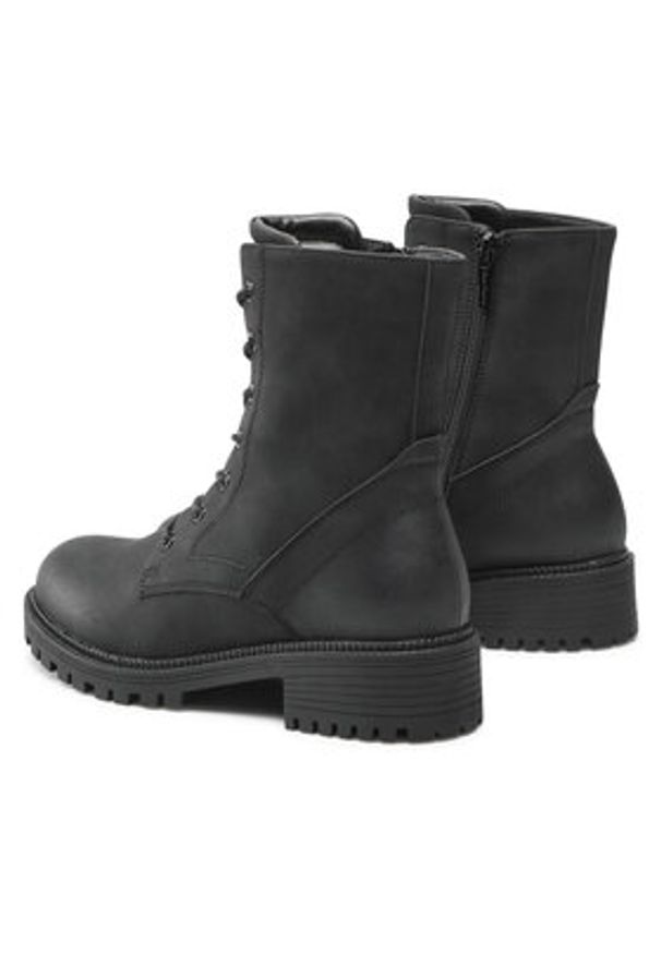 Clara Barson Trapery WS5600-09 Czarny. Kolor: czarny. Materiał: skóra