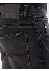 Big-Star - Spodnie jeans męskie skinny Owen 952. Okazja: na co dzień. Stan: obniżony. Kolor: czarny. Styl: casual, klasyczny #5