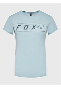 Fox Racing T-Shirt Pinnacle 29247 Błękitny Regular Fit. Kolor: niebieski. Materiał: syntetyk