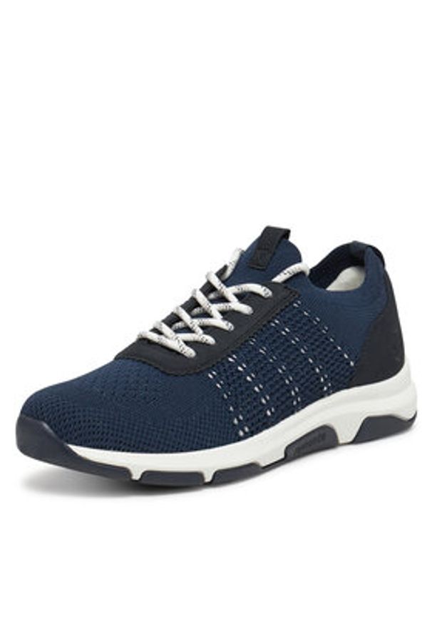 Remonte Sneakersy D1S05-14 Granatowy. Kolor: niebieski. Materiał: materiał
