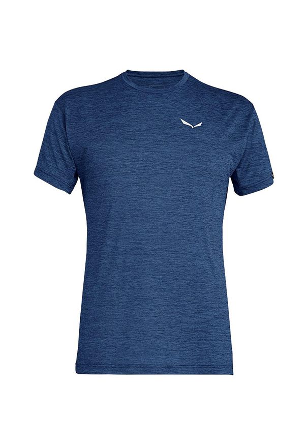 Salewa - Koszulka trekkingowa męska Puez Melange Dry Ss Tee. Kolor: wielokolorowy, niebieski, szary