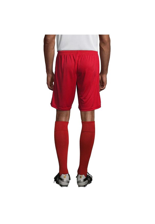 SOL'S - Podstawowe Spodenki San Siro 2 Dla Dorosłych Unisex. Kolor: czerwony