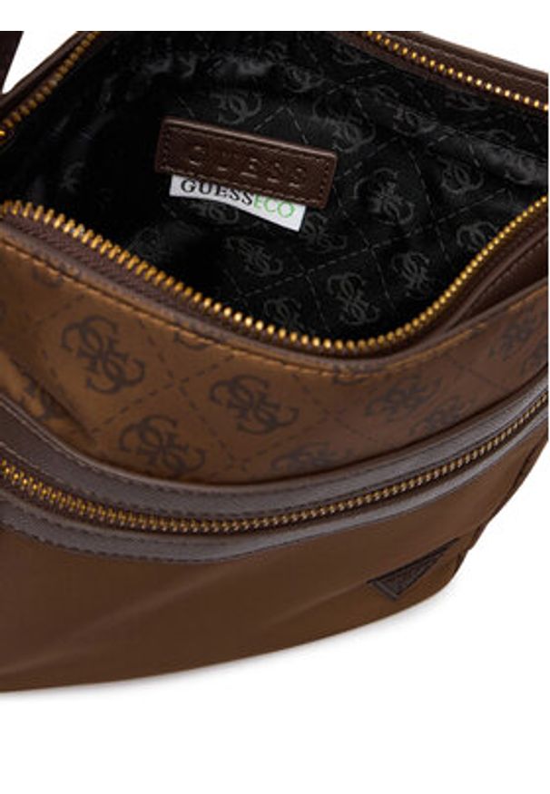 Guess Saszetka HMBENP P6123 Brązowy. Kolor: brązowy. Materiał: materiał