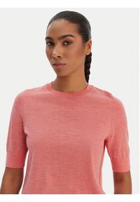 BOSS Sweter Farbella 50544996 Różowy Slim Fit. Kolor: różowy. Materiał: wełna #3