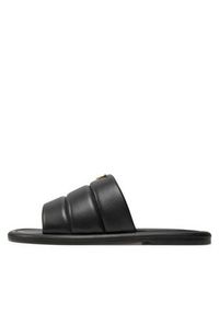 Giuseppe Zanotti Klapki EU40004 Czarny. Kolor: czarny. Materiał: skóra
