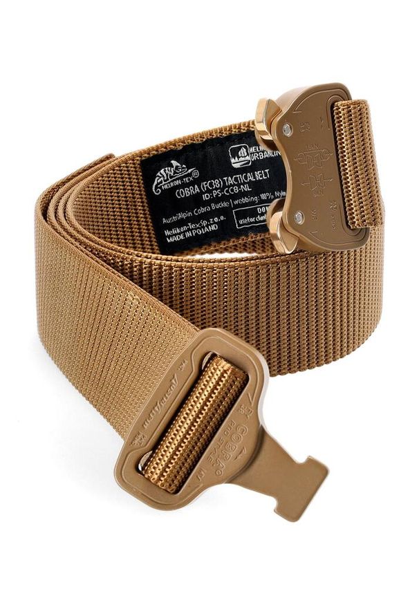 Pas do spodni Helikon-Tex Cobra FC38 - coyote. Kolor: brązowy. Sezon: lato. Sport: turystyka piesza