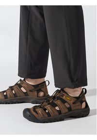 keen - Keen Sandały Targhee III Sandal 1022427 Brązowy. Kolor: brązowy. Materiał: nubuk, skóra #6