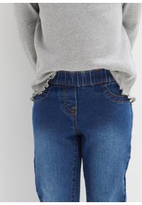 bonprix - Dżinsy bootcut ze średnim stanem i elastyczną gumką w talii. Kolor: niebieski #2