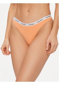 Calvin Klein Underwear Komplet 3 par stringów 000QD5209E Kolorowy. Materiał: bawełna. Wzór: kolorowy #6