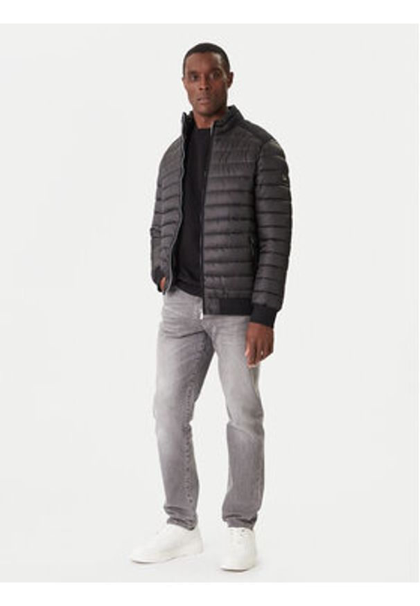 Karl Lagerfeld - KARL LAGERFELD Kurtka zimowa 505033 554587 Czarny Regular Fit. Typ kołnierza: dekolt w karo. Kolor: czarny. Materiał: syntetyk. Sezon: zima