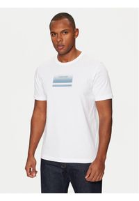 Calvin Klein T-Shirt K10K113803 Biały Regular Fit. Kolor: biały. Materiał: bawełna