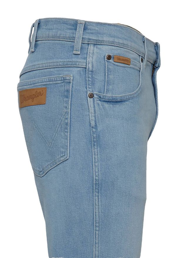 Wrangler - WRANGLER TEXAS SLIM MĘSKIE SPODNIE JEANSOWE CLEAR BLUE W12SZH280 112126539