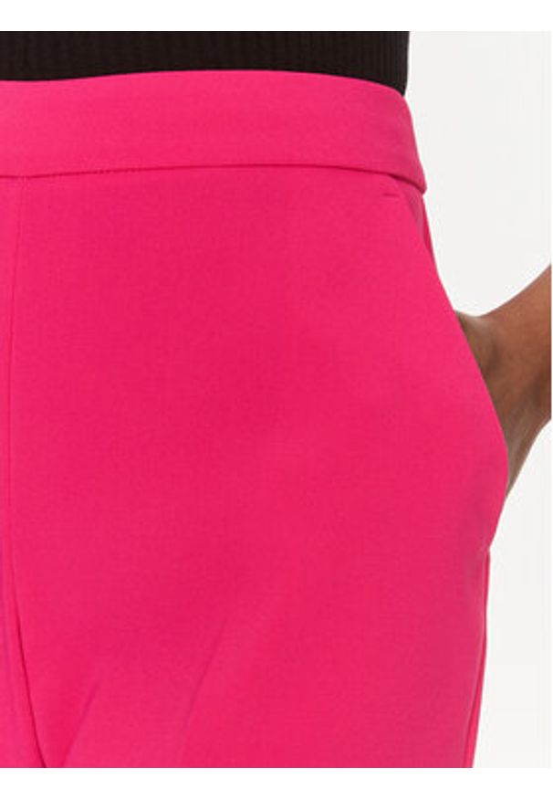 Pinko Spodnie materiałowe 102861 7624 Różowy Regular Fit. Kolor: różowy. Materiał: syntetyk
