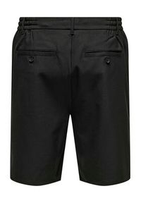 Only & Sons Szorty materiałowe Lou 22032473 Czarny Regular Fit. Kolor: czarny. Materiał: syntetyk #5