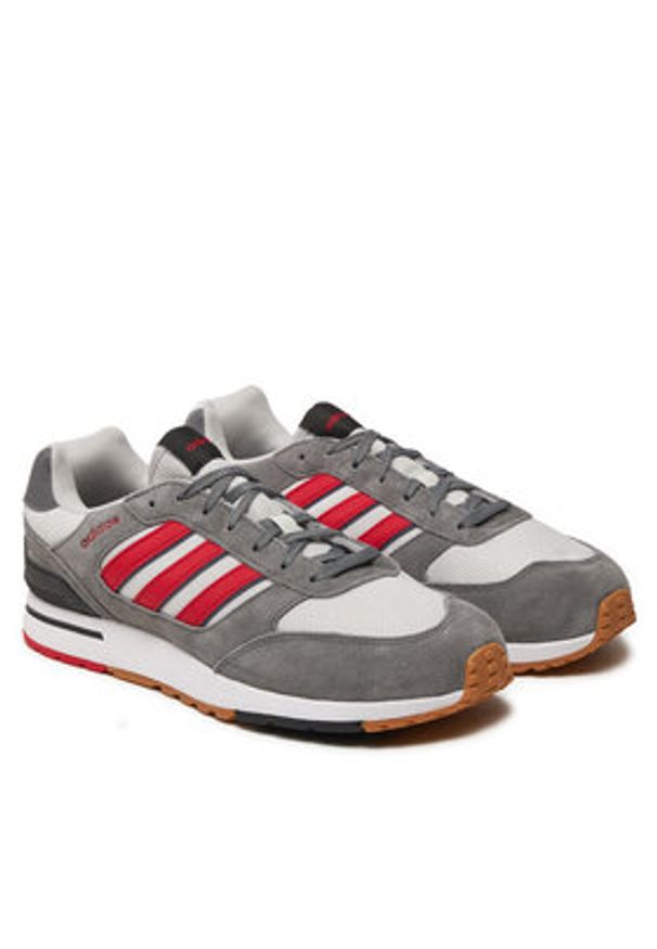 Adidas - adidas Sneakersy Run 80S ID1265 Szary. Kolor: szary. Materiał: mesh, materiał. Sport: bieganie