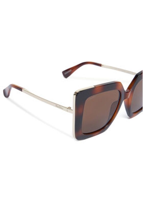 Max Mara Okulary przeciwsłoneczne MM0051 53E Brązowy. Kolor: brązowy
