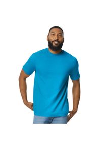 GILDAN - Koszulka Unisex Dla Dorosłych Softstyle Midweight. Kolor: wielokolorowy, niebieski, szary