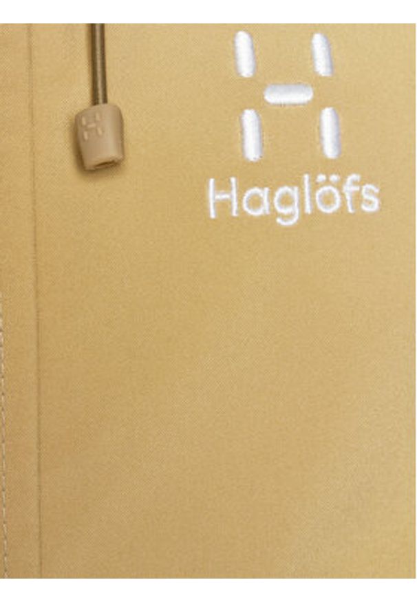 Haglöfs Parka Aria Proof 605410 Beżowy Active Fit. Kolor: beżowy. Materiał: syntetyk