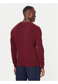 GANT - Gant Sweter 8050274 Czerwony Regular Fit. Kolor: czerwony. Materiał: wełna #4