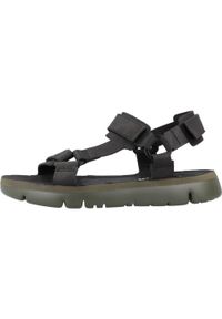 Camper - Sandały CAMPER ORUGA SANDAL Czarny. Kolor: czarny. Materiał: syntetyk, tkanina, skóra. Sezon: lato