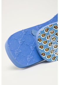 Lauren Ralph Lauren - Japonki dziecięce. Kolor: niebieski. Materiał: materiał, guma. Wzór: gładki