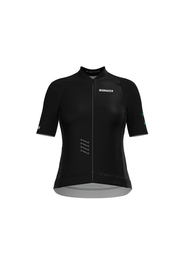 BIORACER - Damski jersey Bioracer Icon. Kolor: czarny. Materiał: jersey. Sport: kolarstwo