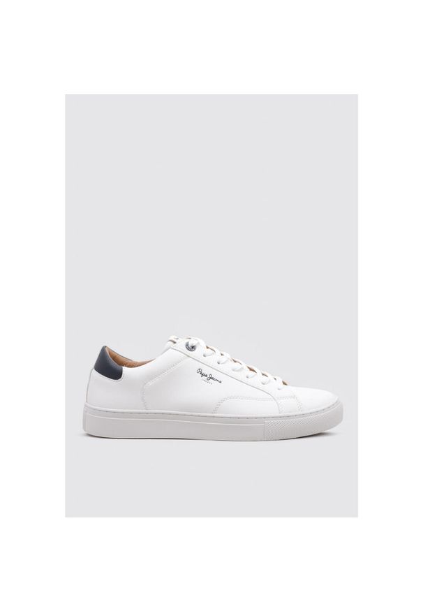 Buty sportowe Pepe Jeans białe wygodne. Okazja: na co dzień. Kolor: biały. Materiał: syntetyk. Sezon: wiosna, lato