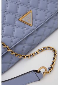 Guess torebka kolor fioletowy. Kolor: fioletowy. Materiał: pikowane. Rodzaj torebki: na ramię #4
