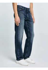 Big-Star - Jeansy męskie proste granatowe Colt 506. Okazja: na co dzień. Stan: podwyższony. Kolor: niebieski. Styl: casual, klasyczny #2