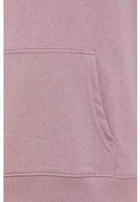 Brave Soul Bluza damska kolor różowy z kapturem gładka. Typ kołnierza: kaptur. Kolor: różowy. Materiał: dzianina. Długość rękawa: długi rękaw. Długość: długie. Wzór: gładki #3