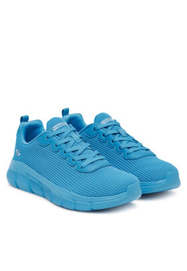skechers - Skechers Sneakersy Bobs B Flex-Visionary Essence 117346/TURQ Turkusowy. Kolor: turkusowy. Materiał: materiał