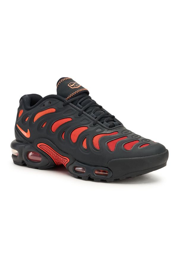 Buty męskie Nike Air Max Plus Drift. Okazja: na co dzień. Kolor: czarny, pomarańczowy, wielokolorowy. Model: Nike Air Max. Sport: bieganie