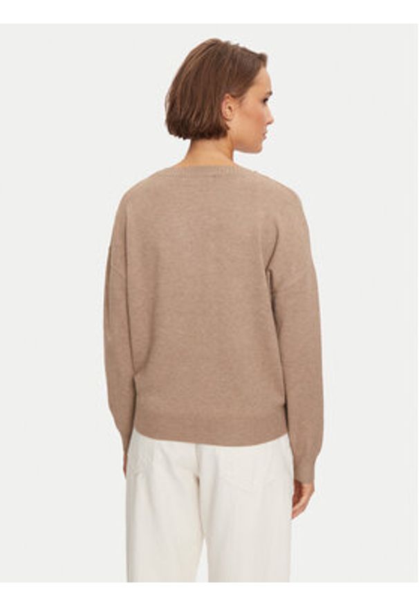 Replay Sweter DK3301.000.G23372 Beżowy Loose Fit. Kolor: beżowy. Materiał: syntetyk