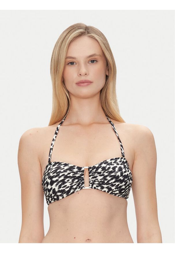 JOOP! Góra od bikini 10224435 Czarny. Kolor: czarny. Materiał: syntetyk