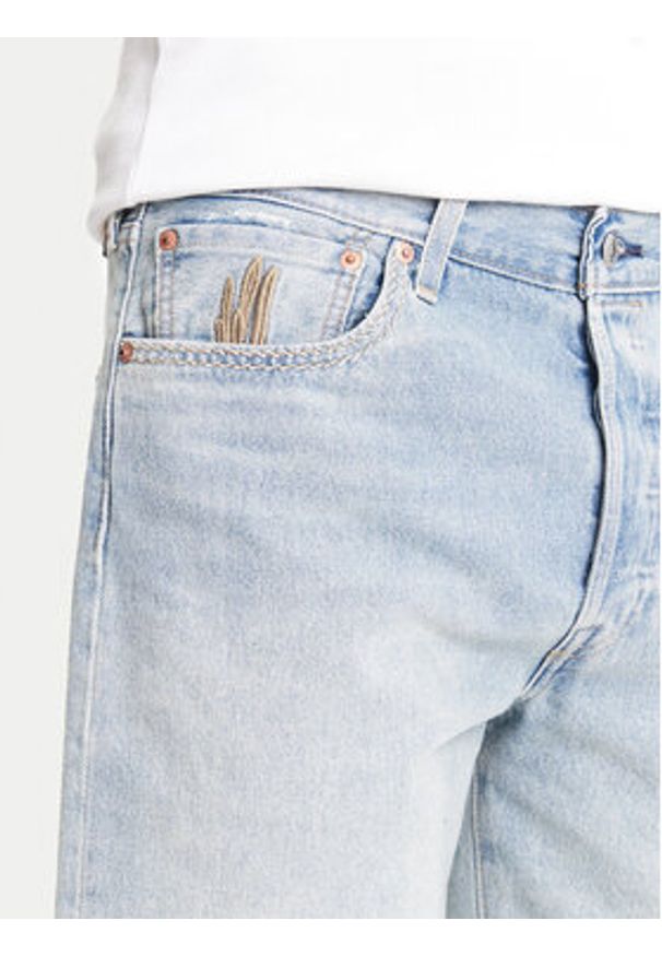 Levi's® Szorty jeansowe 501® 36512-0257 Niebieski Regular Fit. Kolor: niebieski. Materiał: bawełna