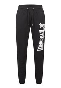 Spodnie do biegania Lonsdale Ockle. Kolor: czarny. Materiał: dresówka #2