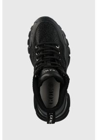 GOE sneakersy zamszowe kolor czarny MM2N4017.BLACK. Nosek buta: okrągły. Zapięcie: sznurówki. Kolor: czarny. Materiał: zamsz. Obcas: na platformie #3